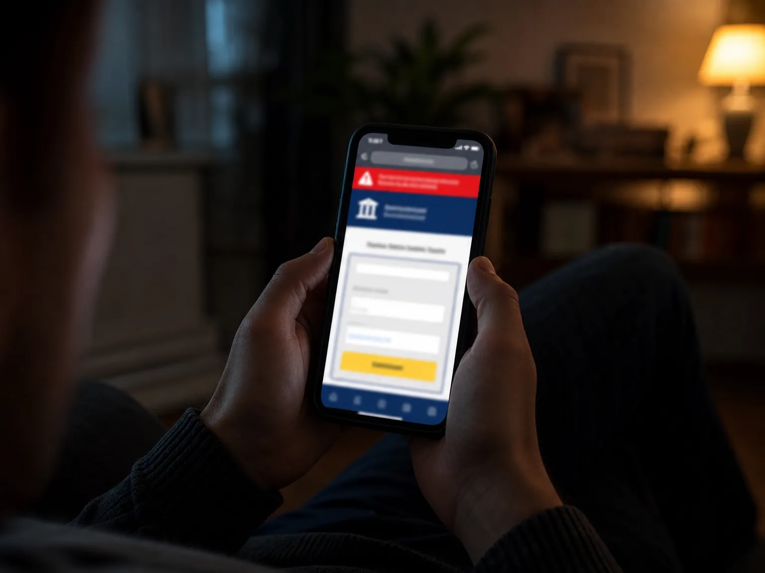 A phishing message impersonating the Tax Buro